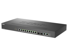 D-Link DMS-1250-12TP/E-12-Port PoE M-Gigabit Smart Mngd Switch