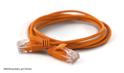 wantecWire Patchkabel CAT6A (rund 2,8mm) UTP orange 3,0m