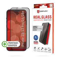 DISPLEX Privacy Glass FC Apple iPhone 13/13Pro/14/16e/17e BULK