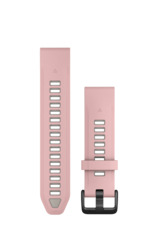 Garmin Ersatzarmband QuickFit 20mm Silikon Dust Rose/Nebelgrau