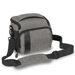 PEDEA Kameratasche GR. L FASHION Foto Tasche, hellgrau