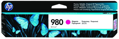 HP Tintenpatrone Nr. 980 Magenta (ca. 6.600 Seiten)