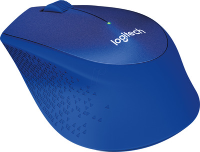 Logitech M330 SILENT Plus Wireless Maus blau