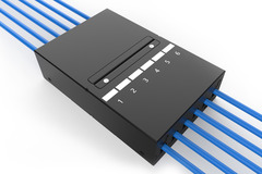 DIGITUS Konsolidierungspunkt-Box, 6 Ports Keystone-Module