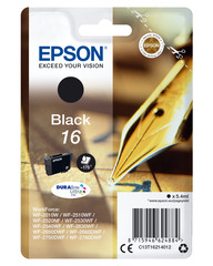 Epson Tintenpatrone 16 T1621 Schwarz (5,4ml)