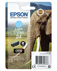 Epson Tintenpatrone 24 T2425 hell Cyan  (5,1ml)