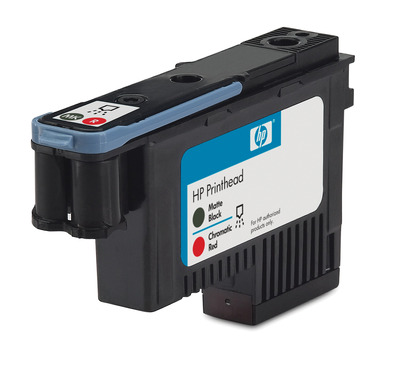 HP 73 Mattschwarz/Chromrot Designjet Druckkopf