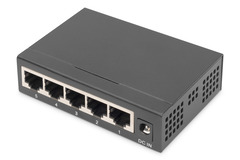 DIGITUS 5 port Gigabit Network Switch, Desktop, Metal Gehäuse