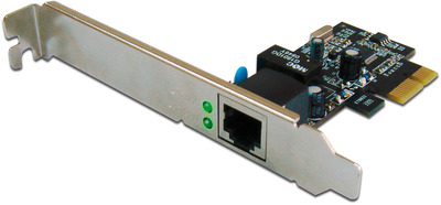 DIGITUS Dual Gigabit Ethernet PCI Express Karte, 2-Port 32-bit