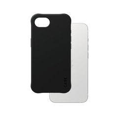 CARE Case Fashionable Samba w. MagSafe, black iPhone 17e / 16e