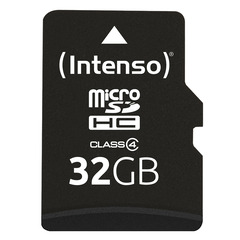 Intenso 32GB microSDHC Class 4 + SD-Adapter