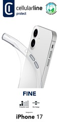 Cellularline Fine Case iPhone 17 Clear