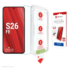 DISPLEX Real Glass MM-Montagehilfe Samsung Galaxy S26 FE