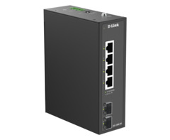 D-Link DIS-100G-06 6-Port Gigabit Industrial Unmanag. Switch
