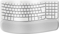 Logitech Ergo Series Wave Keys for Mac - Tastatur Grauweiß