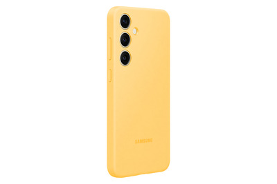 Samsung Silicone Case S24+, Yellow + Mobeen Glas