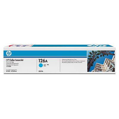 HP Toner Nr. 126A CE311A Cyan (ca. 1.000 Seiten)