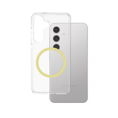 CARE Flagship Case Clear w. Chardonnay QI Galaxy S25
