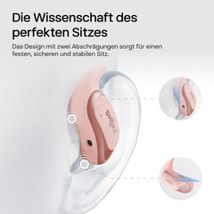 Shokz OpenFit Air Pink + Schutzhülle