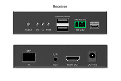 DIGITUS HDMI Fiber KVM IP Receiver, 4K/60Hz