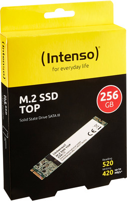 Intenso 256GB Solid State Drive M.2 2280 TOP SATA3 2,5"