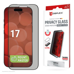 DISPLEX Privacy Glass MountMaster Apple iPhone 17