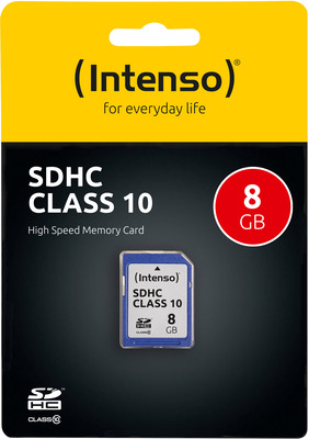 Intenso 8GB SDHC Class 10 Secure Digital Card