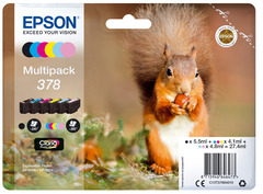 Epson Tintenpatronen Multipack 378  (6 Farben)