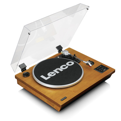 LENCO LS-55WA Plattenspieler BT USB MP3 Lautsprecher, Holz