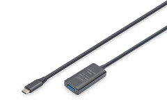 DIGITUS Aktives USB 3.2 Gen1 5G Verläng. USB-C - USB-A, 5m