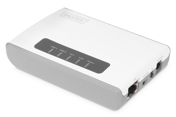 DIGITUS 2-Port USB 2.0 Wireless Multifunction Network Server Digitus ...