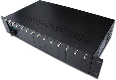 DIGITUS Medienkonverter Gehäuse 14 Slots 2HE