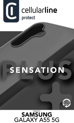 Cellularline Sensation Case Galaxy A55 5G Black