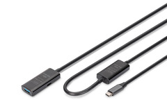 DIGITUS Aktives USB 3.2 Gen1 5G Verläng. USB-C - USB-A, 10m