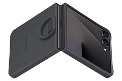 Samsung Silicone Case with Ring für Galaxy Flip7 Black