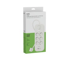 Belkin Steckdosenleiste 6-Fach, 18W 2m Kabel