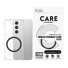CARE Flagship Case Clear/Black QI Compatible Galaxy S25 Plus