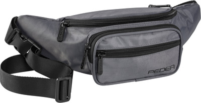 PEDEA Gürteltasche "TREND" Gr. M, grau *