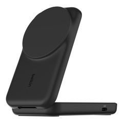 Belkin WIZ038kq 25 Watt Qi2 2-in-1 Ladestation, schwarz