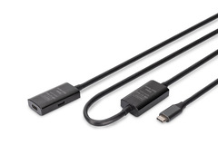 DIGITUS Aktives USB 3.2 Gen1 5G Verläng. USB-C -USB-C,10m