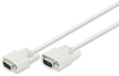 DIGITUS Datatransfer Anschlusskabel, D-Sub9 St/St 2.0m seriell
