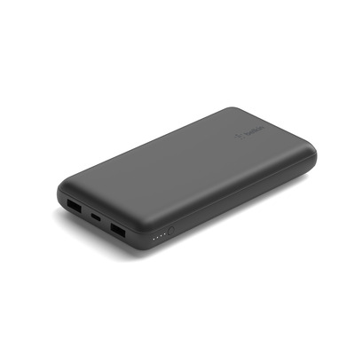 Belkin BOOST CHARGE Powerbank, 20.000mAh 15W, USB-A & -C, blk