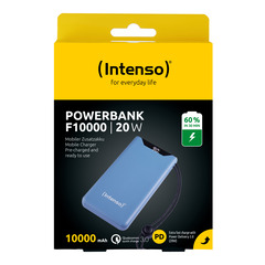 Intenso Powerbank F10000, 20 W, blau