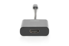 DIGITUS USB Type-C™ 4K HDMI Grafik-Adapter, 15.0cm, schwarz