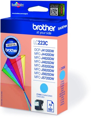 Brother Tintenpatrone LC-223C Cyan (ca. 550 Seiten)