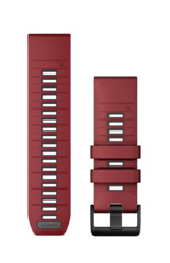 Garmin Ersatzarmband QuickFit 26mm Silikon Marsala/Graphit