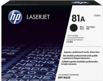 HP Toner 81A Schwarz (ca. 10.500 Seiten)