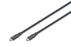 DIGITUS USB Silikon Kabel, USB4 V 2.0, USB 80Gbps, 1,5m, schw.