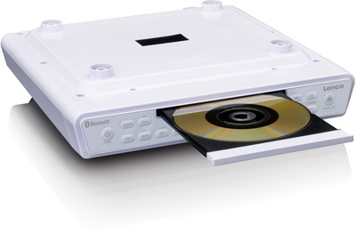 LENCO KCR-150 Küchenradio mit CD-Player, weiß
