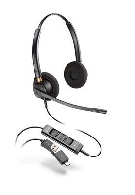 Poly Headset EncorePro 525 binaural USB-A & USB-C